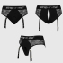 Трусики для насадок Diva Lingerie, размер XS, цвет черный