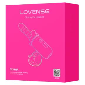 Портативная секс-машина с подогревом Lovense Spinel