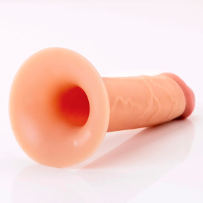 Пустотелый фаллопротез Fantasy X-tensions Elite 9" Hollow Silicone Strap-On, телесный