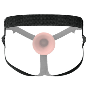 Пустотелый фаллопротез Fantasy X-tensions Elite 9" Hollow Silicone Strap-On, телесный