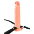 Пустотелый фаллопротез Fantasy X-tensions Elite 9" Hollow Silicone Strap-On, телесный