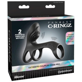 Вибронасадка на пенис Pipedream Fantasy C-Ringz Ultimate Couples Cage Pro
