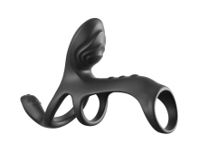 Вибронасадка на пенис Pipedream Fantasy C-Ringz Ultimate Couples Cage Max