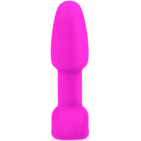 Анальная пробка с римминг-эффектом b-Vibe Rimming Plug Petite, фуксия