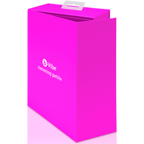Анальная пробка с римминг-эффектом b-Vibe Rimming Plug Petite, фуксия