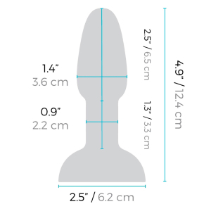 Анальная пробка с римминг-эффектом b-Vibe Rimming Plug Petite, фуксия
