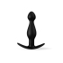 Черная силиконовая анальная втулка, 11.5&times;2.3 см