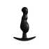 Черная анальная фигурная втулка, 11.5&times;2.6 см