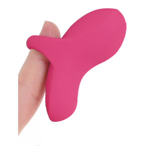 Сенсорная вибронасадка на палец Fuzu Sensa, розовая