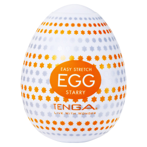 Мастурбатор-яйцо Tenga Egg Starry со звездчатым рельефом