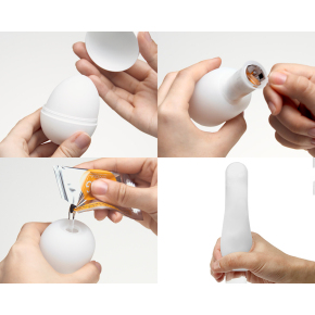Мастурбатор-яйцо Tenga Egg Cubic с кубическим рельефом