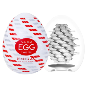 Мастурбатор-яйцо Tenga Egg Twister со скрученным рельефом