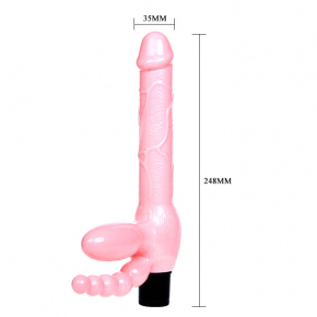 Безремневой вибрострапон Baile Super Strapless Dildo