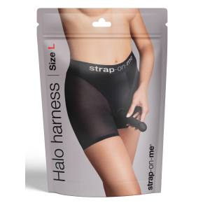 Трусики-шорты для фиксации насадок Halo Lingerie Harness, размер L