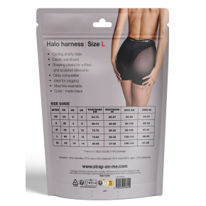 Трусики-шорты для фиксации насадок Halo Lingerie Harness, размер L