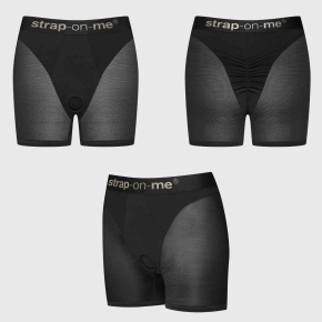 Трусики-шорты для фиксации насадок Halo Lingerie Harness, размер XL