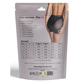Трусики-шорты для фиксации насадок Halo Lingerie Harness, размер XL