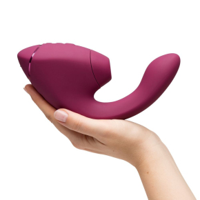 Двойной стимулятор Womanizer Next Duo, малиновый