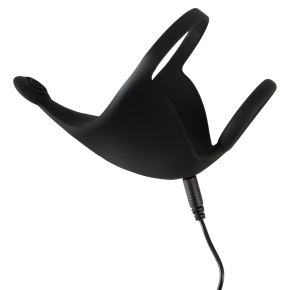 Вибронасадка для эрекции и стимуляции мошонки Rebel Cock Ring with RC Ball Massager