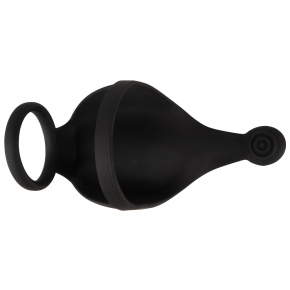 Вибронасадка для эрекции и стимуляции мошонки Rebel Cock Ring with RC Ball Massager