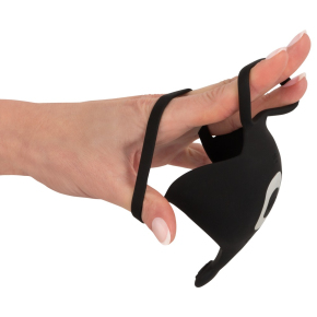 Вибронасадка для эрекции и стимуляции мошонки Rebel Cock Ring with RC Ball Massager