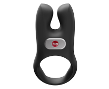 Эрекционное виброкольцо с сенсорным управлением Fun Factory Nos, черное