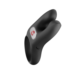 Эрекционное виброкольцо с сенсорным управлением Fun Factory Nos, черное