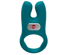 Эрекционное виброкольцо с сенсорным управлением Fun Factory Nos, зеленое