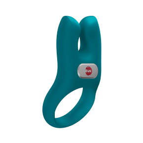 Эрекционное виброкольцо с сенсорным управлением Fun Factory Nos, зеленое