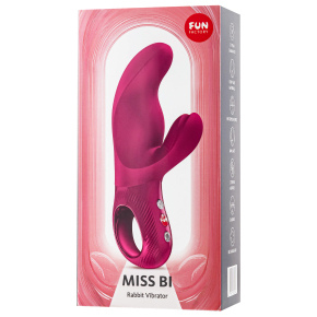 Вагинально-клиторальный вибратор Fun Factory Miss Bi, бордовый