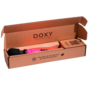 Вандовый вибростимулятор с питанием от сети Doxy Die Cast, розовый