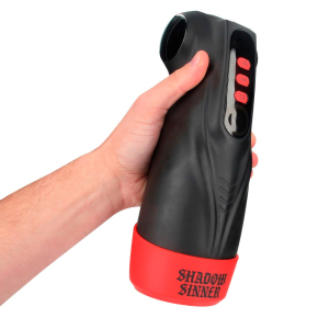 Интерактивный мастурбатор Masturs Shadow Sinner Raven: вакуум, вибрация, подсветка