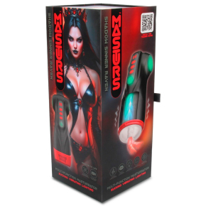 Интерактивный мастурбатор Masturs Shadow Sinner Raven: вакуум, вибрация, подсветка