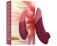 Бесконтактный клиторальный стимулятор Womanizer Next, бордовый