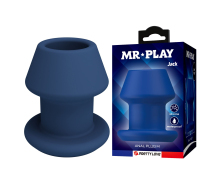 Анальная пробка с открытым каналом Baile Mr. Play Jack