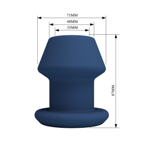 Анальная пробка с открытым каналом Baile Mr. Play Jack