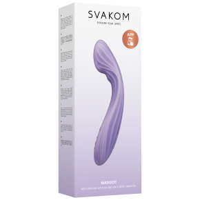 Интерактивный вибростимулятор с функцией нагрева Svakom Margot