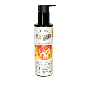 Съедобный лубрикант на водной основе Pleasure Lab с ароматом крем-брюле, 185 мл