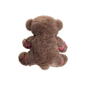 Бондажный набор: бурый мишка с розовыми оковами и наручниками