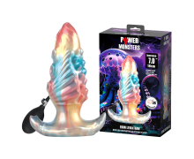 Анальная пробка с функцией расширения Power Monsters Ebon Leviathan