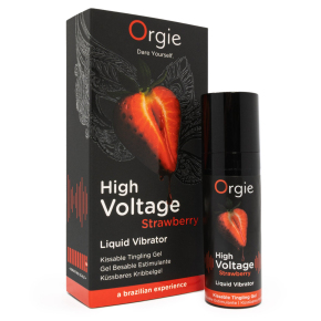 Жидкий вибратор Orgie High Voltage Strawberry, 15 мл