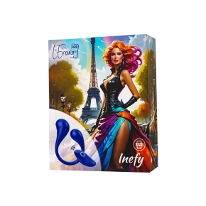 Вибратор L'Eroina Inefy на пульте ДУ и возможностью управление через приложение