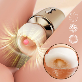 Стимулятор BeYourLover Lippy с вакуумно-волновой с функцией лизания и нагревом