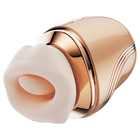 Стимулятор BeYourLover Lippy с вакуумно-волновой с функцией лизания и нагревом