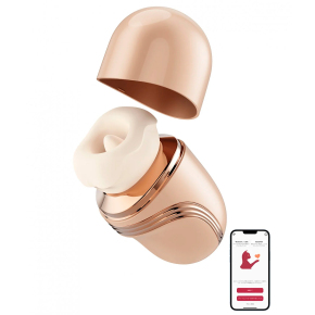 Стимулятор BeYourLover Lippy с вакуумно-волновой с функцией лизания и нагревом