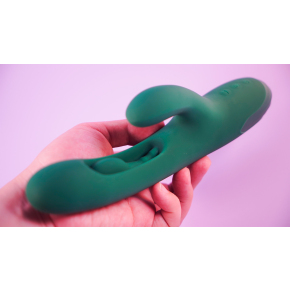 Вибратор-кролик с подвижным язычком Amovibe Zenora