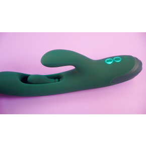 Вибратор-кролик с подвижным язычком Amovibe Zenora