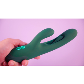 Вибратор-кролик с подвижным язычком Amovibe Zenora