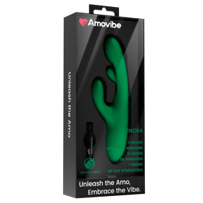 Вибратор-кролик с подвижным язычком Amovibe Zenora