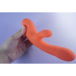 Вибратор с вращающимся клиторальным стимулятором Amovibe Vibella